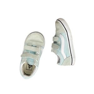 Vans Light Blue Strap Sneakers Shoes Footwear Toddler Shoes Basics Everyday Shoe